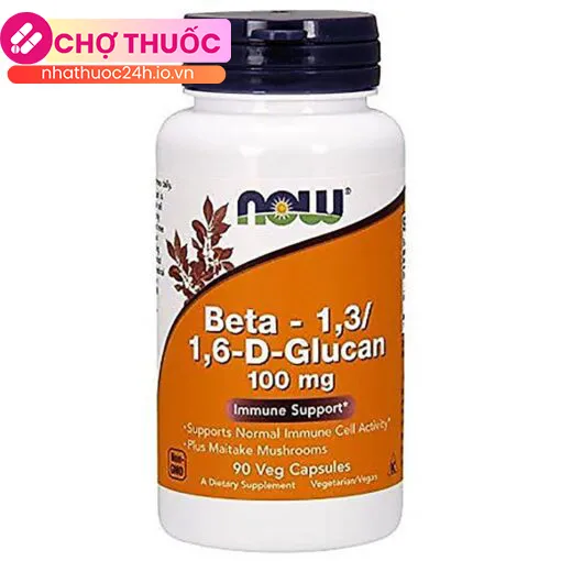 Now Beta-1,3/1,6-D-Glucan 100mg