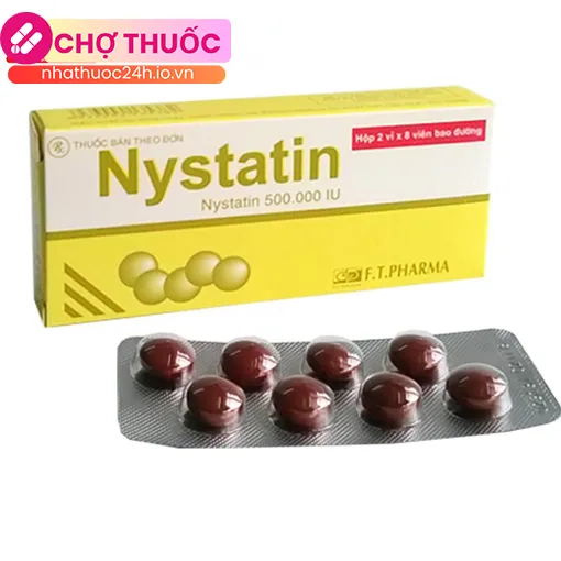 Nystatin 500.000 IU Dược phẩm 3/2