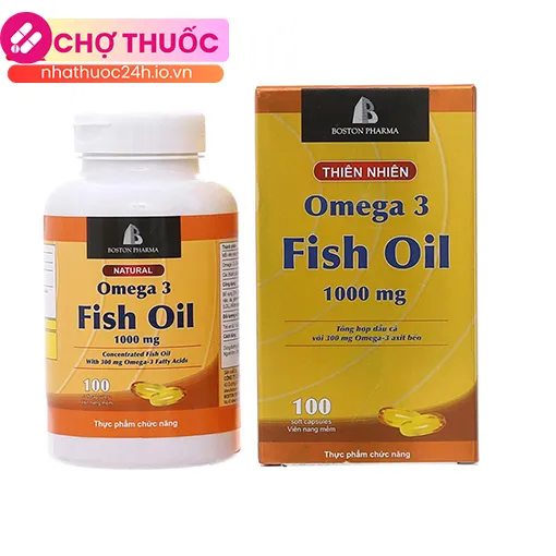 Omega 3 Fish Oil 1000mg Boston