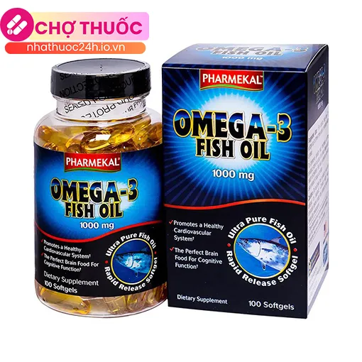 Omega-3 Fish oil 1000mg Pharmekal