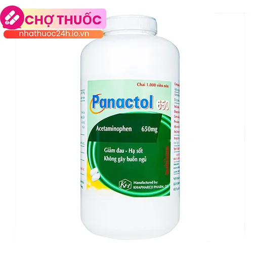 Panactol 650 Chai 1000 Viên
