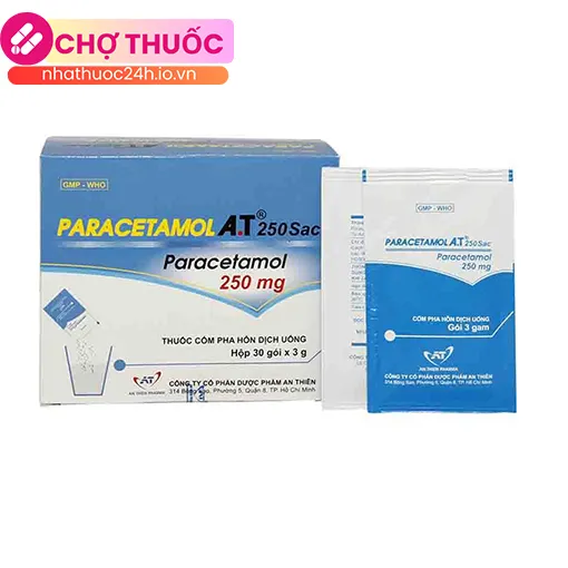 Paracetamol A.T 250 Sac