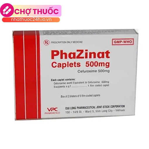 Phazinat Caplets 500mg