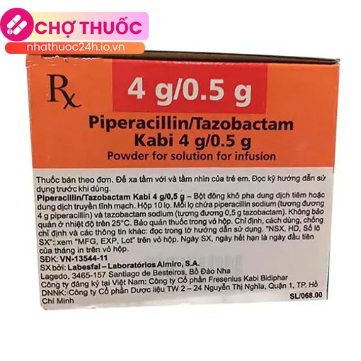 Piperacillin/Tazobactam Kabi 4g/0.5g