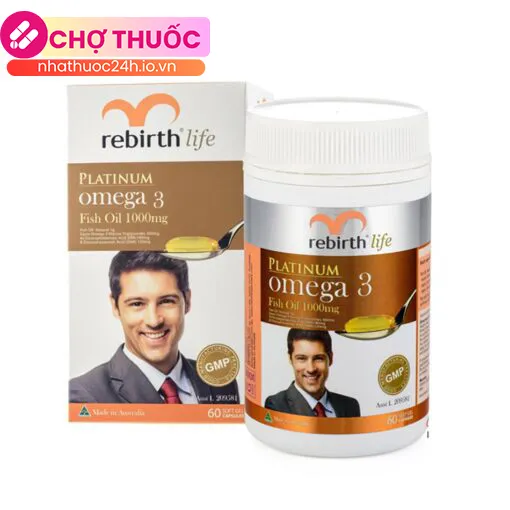 Platinum omega 3 Fish oil 1000mg rebirth life