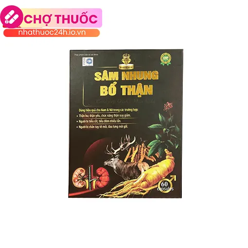 Sâm Nhung Bổ Thận Cordycep Oyster Max Gold