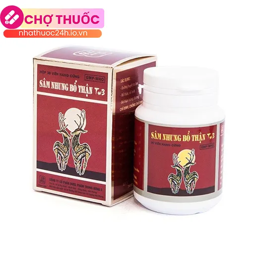 Sâm Nhung Bổ Thận Tw3 (Hộp 30 viên)