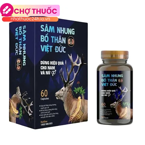 Sâm Nhung Bổ Thận Việt Đức