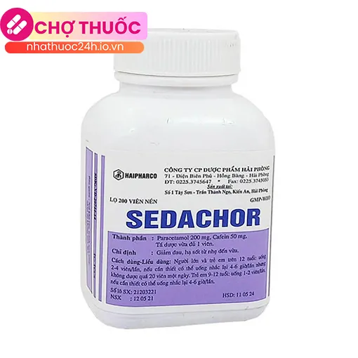 Sedachor (lọ 200 viên)