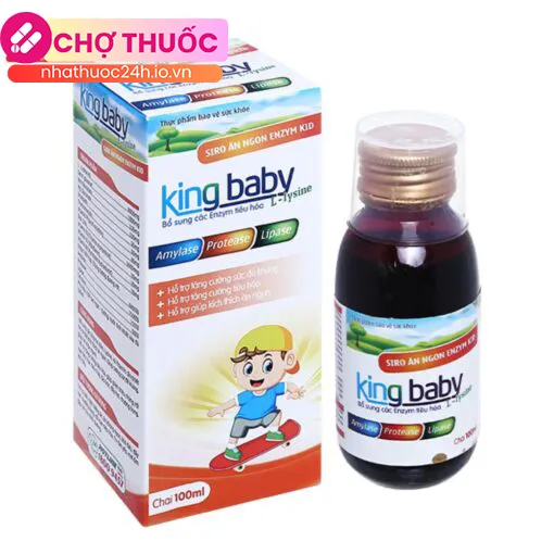 Siro Ăn Ngon Enzym Kid King Baby chai 100ml