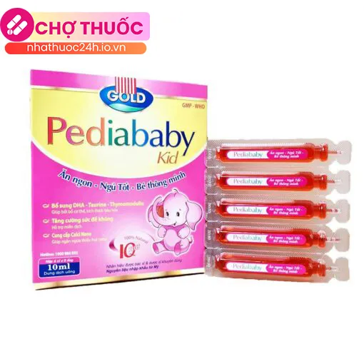 Siro Pediababy Kid Gold Ăn ngon-Ngủ tốt