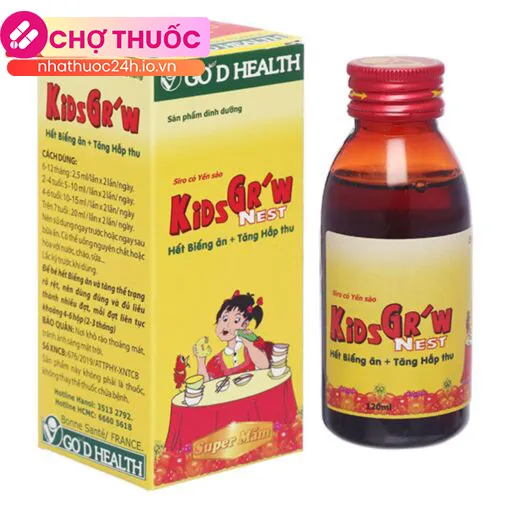 Siro Yến Sào Kids Gr’w Nest