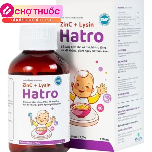 Siro ZinC + Lysin Hatro