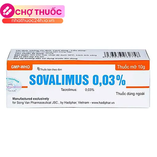 Sovalimus 0,03% 10g