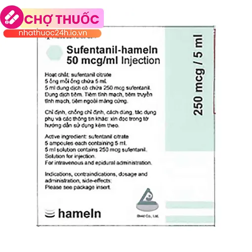 Sufentanyl hameln 50mcg/ml