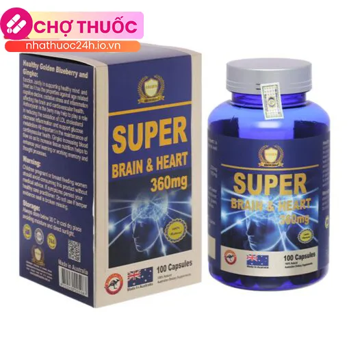 Super Brain & Heart 360mg (Hộp 100 viên)