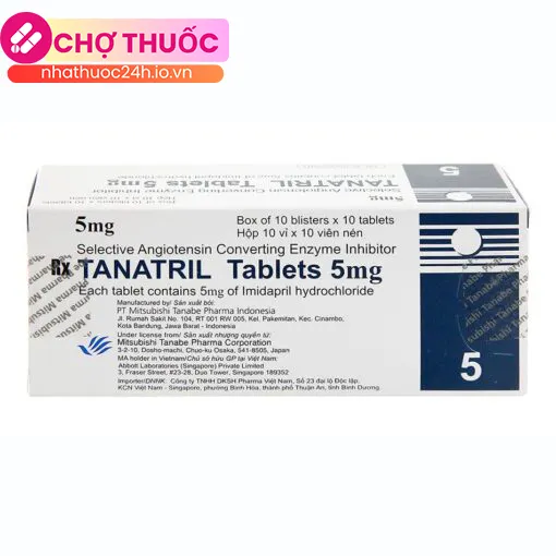 Tanatril Tablets 5mg