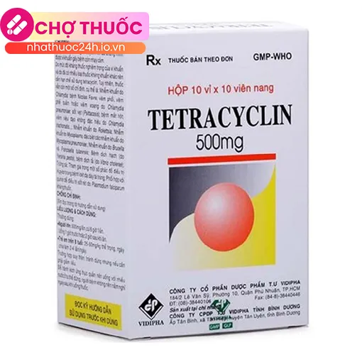 Tetracyclin 500mg Vidipha