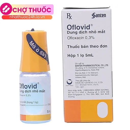 Thuốc nhỏ mắt Oflovid 0,3%