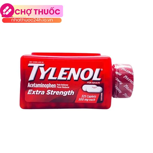 Tylenol Extra Strength 500mg 325 Caplets