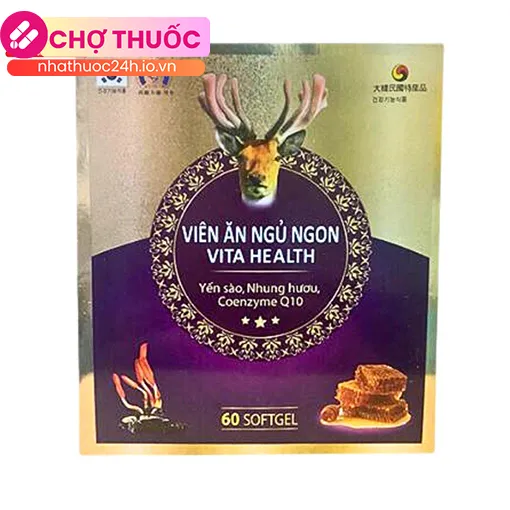 Viên ăn ngủ ngon Vita Health (tím)