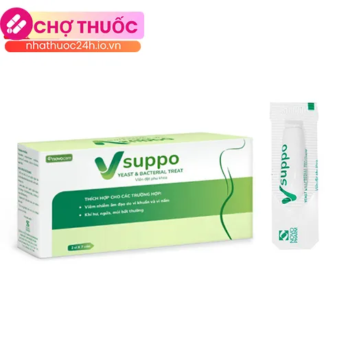 Viên đặt phụ khoa Vsuppo Yeast & Bacterial Treat