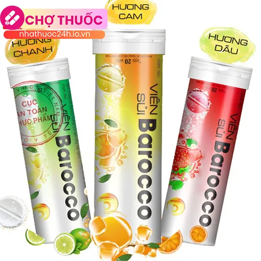 Viên sủi Barocco (tuýp 20 viên)