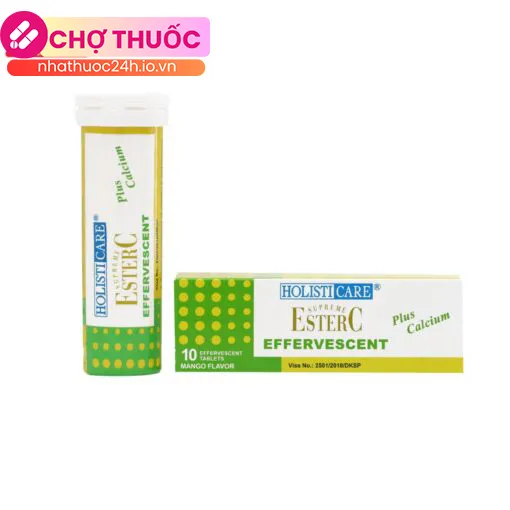Viên sủi HolistiCare Ester C (Vị xoài)