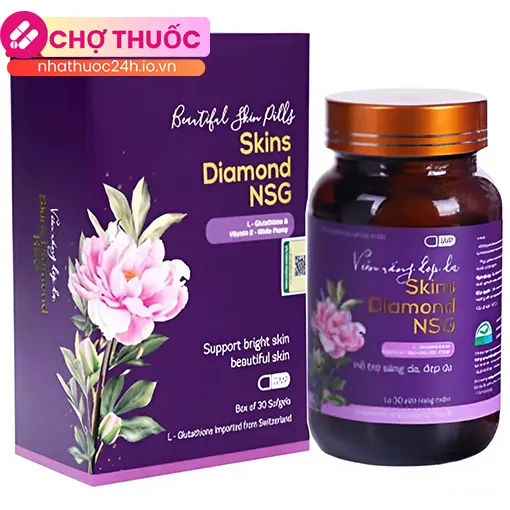 Viên Uống Đẹp Da Skins Diamond NSG (Tím)