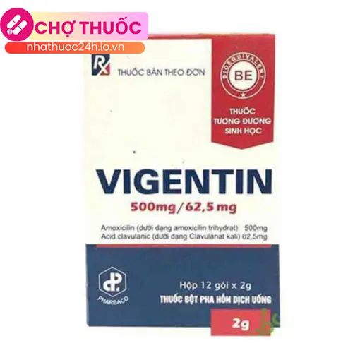 Vigentin 500mg/62,5mg