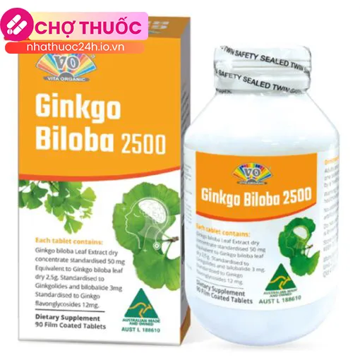 Vita Organic Ginkgo Biloba 2500