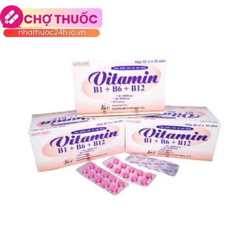 Vitamin B1 + B6 + B12 Khapharco