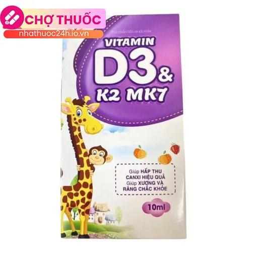 Vitamin D3 & K2 MK7