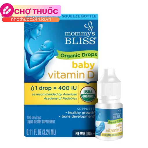 Vitamin D3 Mommy’s Bliss Organic Drops