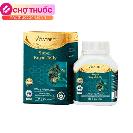 Vitatree Super Royal Jelly 1600mg (Hộp 100 viên)
