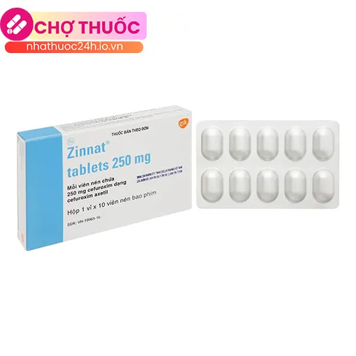 Zinnat tablets 250mg